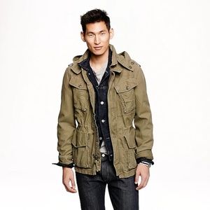 J. Crew Garrison fatigue jacket Military Field XS